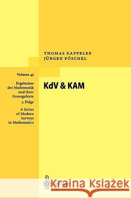 Kdv & Kam Kappeler, Thomas 9783540022343 Springer