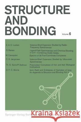 Structure and Bonding P. Hemmerich, C. K. Jørgensen, J. B. Neilands, Ronald S. Nyholm, D. Reinen, R. J. P. Williams 9783540047278 Springer-Verlag Berlin and Heidelberg GmbH & 