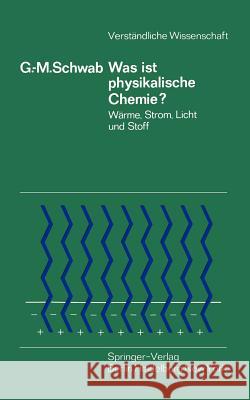 Was Ist Physikalische Chemie?: Wärme, Strom, Licht Und Stoff Schwab, G. -M 9783540047483 Not Avail