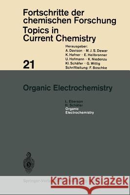 Organic Electrochemistry L. Eberson H. Schfer H. Schafer 9783540054634 Springer