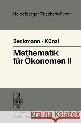 Mathematik Für Ökonomen II: Lineare Algebra Landtwing, R. 9783540060529 Springer