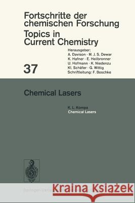 Chemical Lasers K.-L. Kompa 9783540060994 Springer-Verlag Berlin and Heidelberg GmbH & 