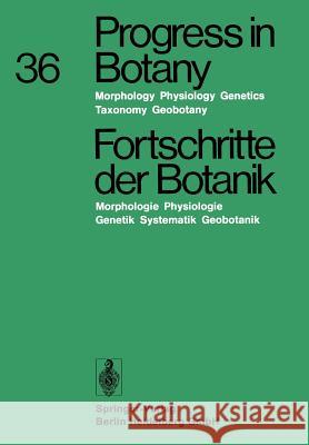 Fortschritte Der Botanik: Morphologie - Physiologie - Genetik - Systematik - Geobotanik Ellenberg, Heinz 9783540070368