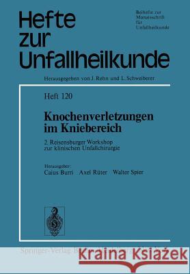 Knochenverletzungen Im Kniebereich: 2. Reisensburger Workshop Zur Klinischen Unfallchirurgie, 18.-21. September 1974 Burri, C. 9783540072003