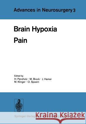 Brain Hypoxia: Pain Penzholz, H. 9783540074663 Not Avail