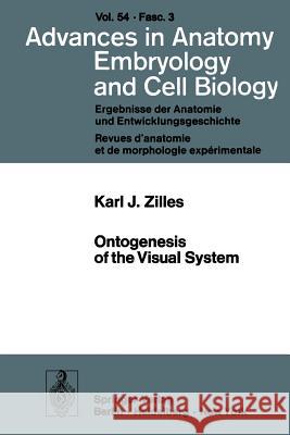 Ontogenesis of the Visual System K. J. Zilles 9783540087267 Springer