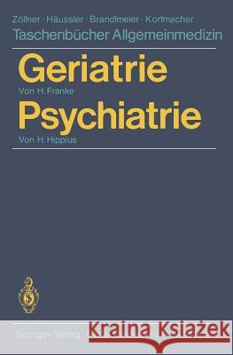 Geriatrie Psychiatrie Chowanetz, Wilhelm 9783540094760 Springer