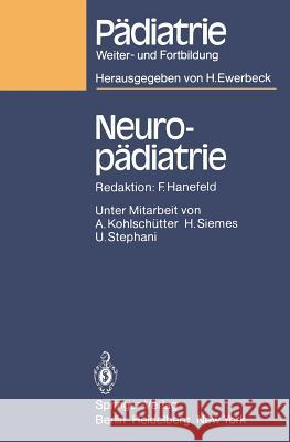 Neuropädiatrie Alfried Kohlscha1/4tter 9783540109396 Not Avail