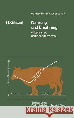 Nahrung Und Ernährung: Altbekanntes Und Neuerforschtes Glatzel, H. 9783540131700 Not Avail