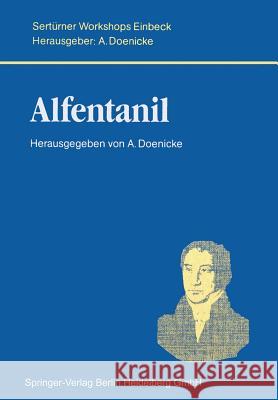 Alfentanil Alfred Doenicke 9783540158981