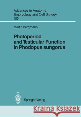 Photoperiod and Testicular Function in Phodopus Sungorus Bergmann, Martin 9783540175834 Springer