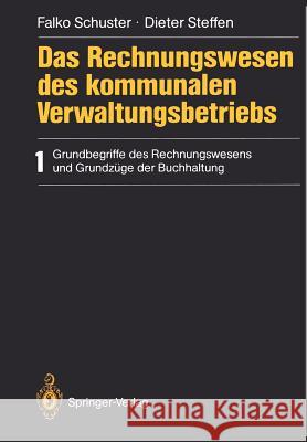 Das Rechnungswesen des kommunalen Verwaltungsbetriebs: 1 Grundbegriffe des Rechnungswesens und Grundzüge der Buchhaltung Falko Schuster, Dieter Steffen 9783540178804