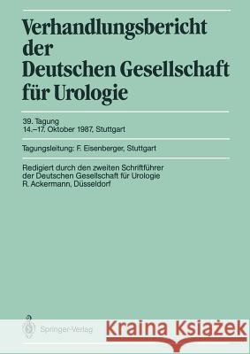 Tagung 14.-17. Oktober 1987, Stuttgart Ackermann, Rolf 9783540190424