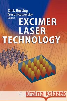 Excimer Laser Technology Dirk Basting Dirk Basting Gerd Marowsky 9783540200567 Springer