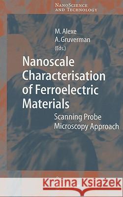 Nanoscale Characterisation of Ferroelectric Materials: Scanning Probe Microscopy Approach Alexe, Marin 9783540206620 Springer