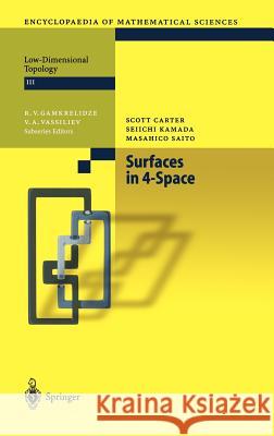 Surfaces in 4-Space Scott Carter Seiichi Kamada Masahico Saito 9783540210405 Springer