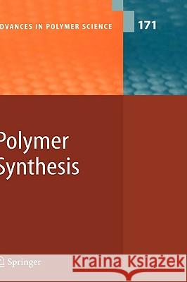 Polymer Synthesis Y. Furusho Y. Ito N. Kihara 9783540217114 Springer