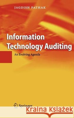 Information Technology Auditing: An Evolving Agenda Jagdish Pathak 9783540221555