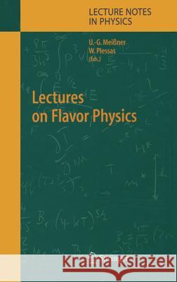 Lectures on Flavor Physics U. G. Meissner U. -G Mei_ner Willibald Plessas 9783540222552