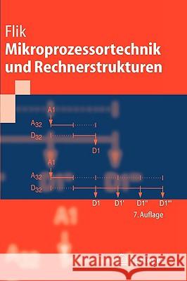 Mikroprozessortechnik Und Rechnerstrukturen Flik, Thomas 9783540222705 Springer