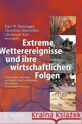 Extreme Wetterereignisse und ihre wirtschaftlichen Folgen: Anpassung, Auswege und politische Forderungen betroffener Wirtschaftsbranchen Steininger, Karl Werner 9783540234777
