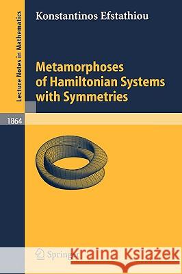 Metamorphoses of Hamiltonian Systems with Symmetries Konstantinos Efstathiou 9783540243168 Springer-Verlag Berlin and Heidelberg GmbH & 