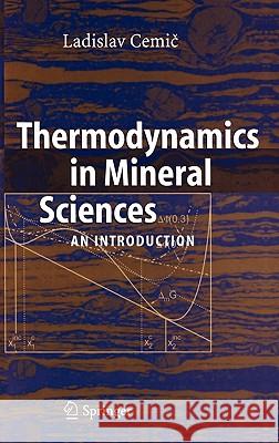 Thermodynamics in Mineral Sciences: An Introduction Cemic, Ladislav 9783540243649 Springer