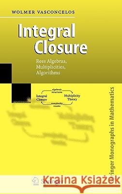 Integral Closure: Rees Algebras, Multiplicities, Algorithms Vasconcelos, Wolmer 9783540255406 Springer