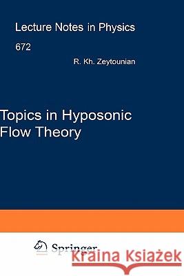 Topics in Hyposonic Flow Theory Radyadour Kh. Zeytounian 9783540255499 Springer-Verlag Berlin and Heidelberg GmbH & 