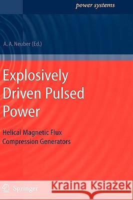Explosively Driven Pulsed Power: Helical Magnetic Flux Compression Generators Andreas A. Neuber 9783540260516 Springer-Verlag Berlin and Heidelberg GmbH & 