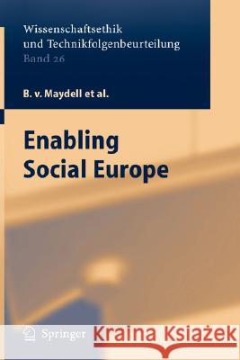 Enabling Social Europe Bernd Maydel Katja Borchardt Klaus-Dirk Henke 9783540297710 Springer