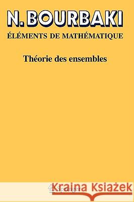 Théorie Des Ensembles Bourbaki, N. 9783540340348 SPRINGER-VERLAG BERLIN AND HEIDELBERG GMBH & 