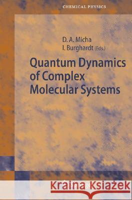 Quantum Dynamics of Complex Molecular Systems David A. Micha Irene Burghardt 9783540344582 Springer