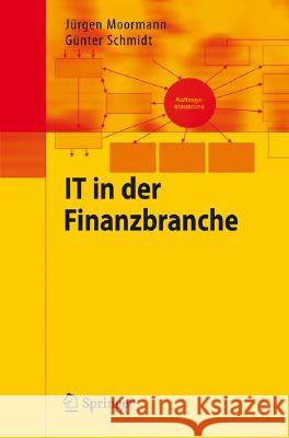 It in Der Finanzbranche: Management Und Methoden Moormann, Jürgen 9783540345114