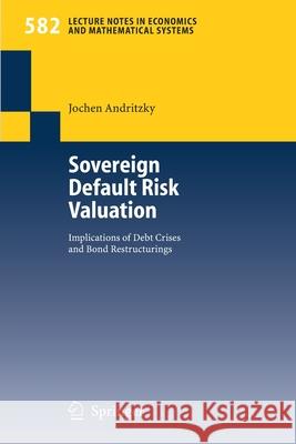 Sovereign Default Risk Valuation: Implications of Debt Crises and Bond Restructurings Jochen Andritzky 9783540374480 Springer-Verlag Berlin and Heidelberg GmbH & 