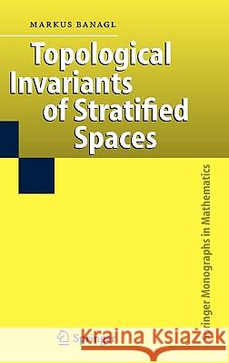 Topological Invariants of Stratified Spaces Markus Banagl 9783540385851 Springer