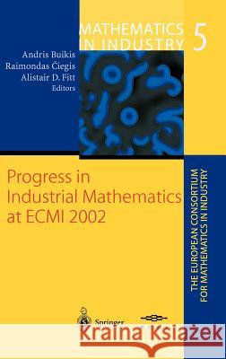 Progress in Industrial Mathematics at Ecmi 2002 Buikis, Andris 9783540401131 Springer