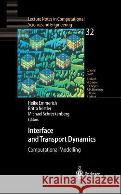 Interface and Transport Dynamics: Computational Modelling Emmerich, Heike 9783540403678 Springer