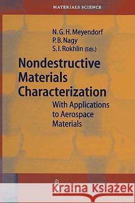 Nondestructive Materials Characterization: With Applications to Aerospace Materials Meyendorf, Norbert G. H. 9783540405177 Springer