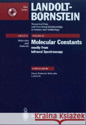 Linear Triatomic Molecules: C2h (Cch) G. Guelachvilli K. N. Rao 9783540410362 Springer