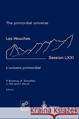 The primordial universe - L'univers primordial: 28 June - 23 July 1999 P. Binetruy, R. Schaeffer, J. Silk, F. David 9783540410461