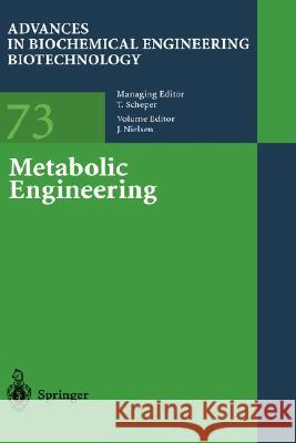 Metabolic Engineering Jens Nielsen J. Nielsen Jens Nielsen 9783540418481 Springer