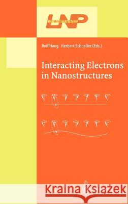 Interacting Electrons in Nanostructures R. Haug H. Schoeller Chin Ooi Ben 9783540422228 Springer