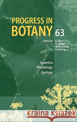 Progress in Botany: Genetics. Physiology. Ecology Esser, Karl 9783540423041