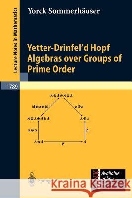 Yetter-Drinfel'd Hopf Algebras Over Groups of Prime Order Sommerhäuser, Yorck 9783540437994 Springer