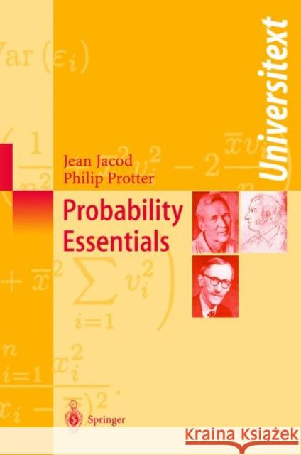 Probability Essentials Jean Jacod 9783540438717