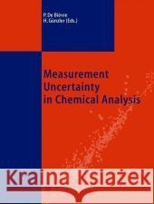 Measurement Uncertainty in Chemical Analysis P. d 9783540439905 Springer