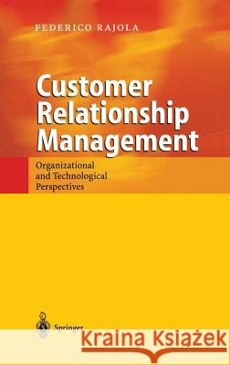 Customer Relationship Management: Organizational and Technological Perspectives Rajola, Federico 9783540440017 Springer