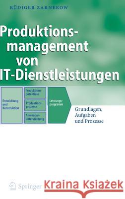 Produktionsmanagement Von It-Dienstleistungen: Grundlagen, Aufgaben Und Prozesse Zarnekow, Rüdiger 9783540474579 Springer, Berlin