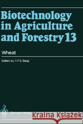 Wheat Springer                                 Y. P. S. Bajaj 9783540518099 Springer